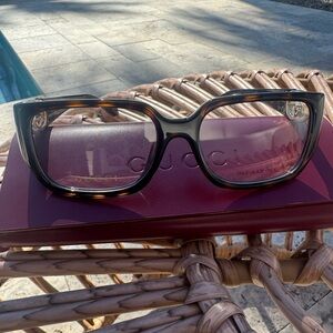 Gucci Tortoiseshell Brown and Black Oversized Square Glasses